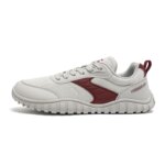 HOBIBEAR Minimalist Wide Toe Shoes Mens Womens Artificial Leather Running Sneakers Lace Up Lightweight Breathable Walking Shoes - Image 3