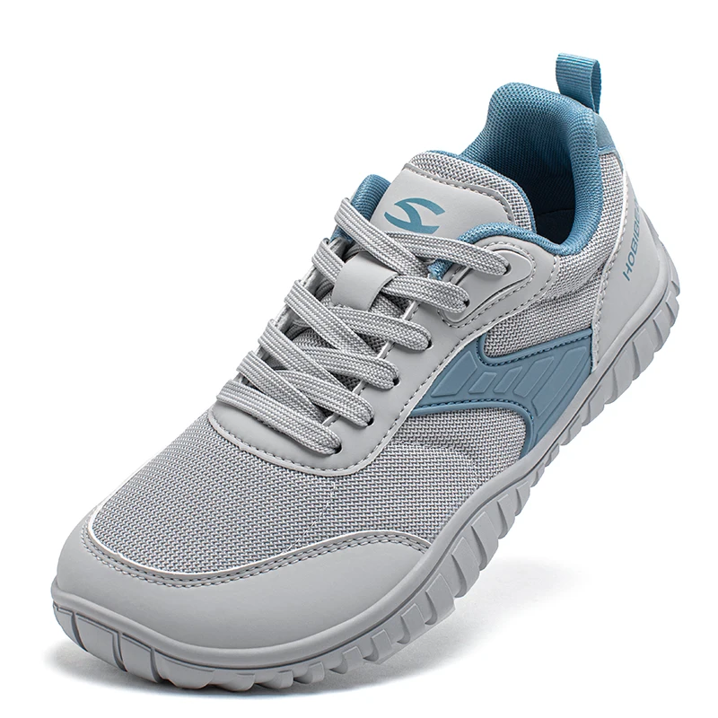 HOBIBEAR Minimalist Wide Toe Shoes Mens Womens Artificial Leather Running Sneakers Lace Up Lightweight Breathable Walking Shoes HOBIBEAR Minimalist Wide Toe Shoes Mens Womens Artificial Leather Running Sneakers Lace Up Lightweight Breathable Walking Shoes
