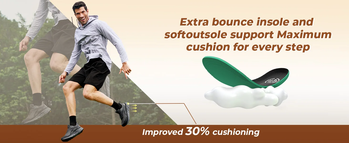 FitVille Men's Wide Toe Box Shoes Cushioned Well Sneakers Non Slip Lightweight Breathable Running Shoes for Swollen feet