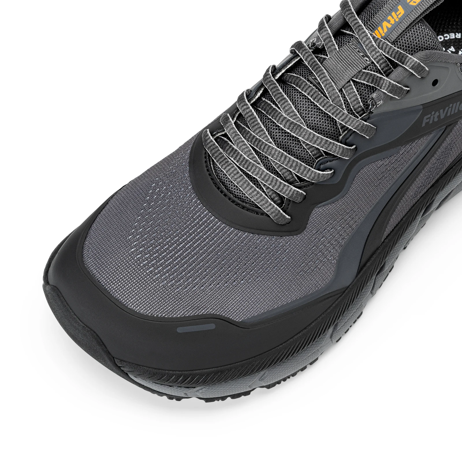 FitVille Men's Wide Toe Box Shoes Cushioned Well Sneakers Non Slip Lightweight Breathable Running Shoes for Swollen feet