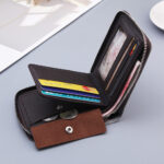 Mens Canvas Short Multifunctional Wallet - Image 2