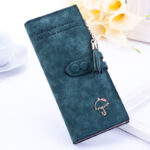 Lady's umbrella purse women long zipper wallets Korean plate handbag Taobao fast selling sanding Wallet - Image 2