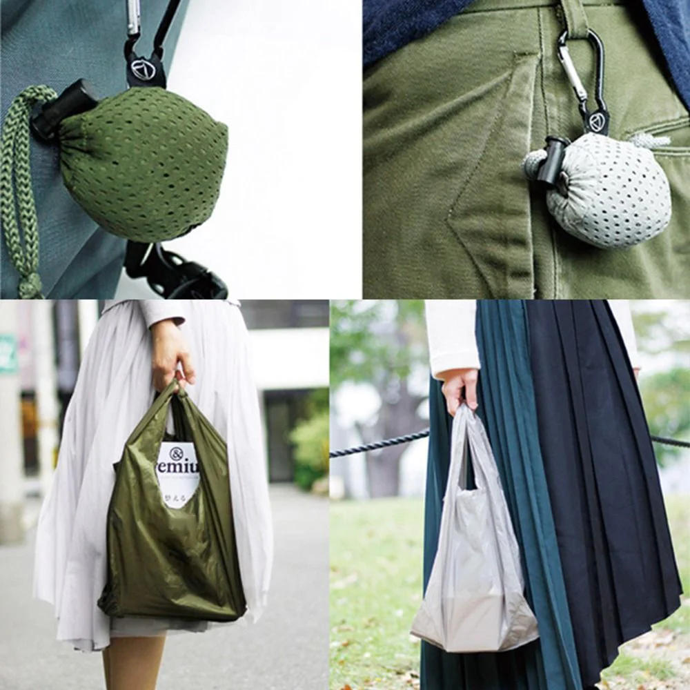 1pc Folding Shopping Bag Waterproof Ultra-light Reusable Eco-friendly Shopping Bag Storage Bags