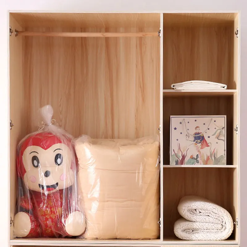 Eco-friendly 5Pcs transparent plastic packaging LargeCapacity bagss Cotton Quilt Dust Moisture-proof Cover Moving Organizing Bag