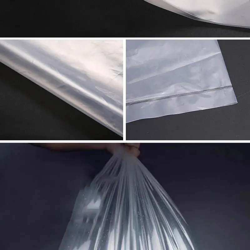 Eco-friendly 5Pcs transparent plastic packaging LargeCapacity bagss Cotton Quilt Dust Moisture-proof Cover Moving Organizing Bag