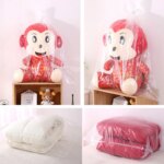 Eco-friendly 5Pcs transparent plastic packaging LargeCapacity bagss Cotton Quilt Dust Moisture-proof Cover Moving Organizing Bag - Image 6
