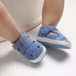 Kids Newborn Baby Boys Fashion Summer Soft Crib Shoes First Walker Anti Slip Sandals Shoe - Image 2