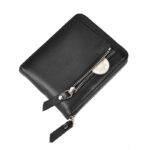 Mens Retro Multi-Card Zipper Wallet - Image 8