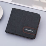 Mens Canvas Short Multifunctional Wallet - Image 4