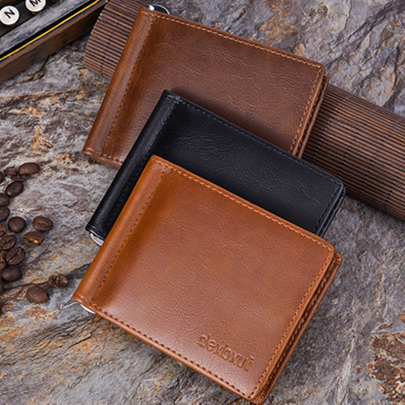 d37ef647-b4a2-4912-9ece-d05759e59b5c.jpg Mens Fashion Simple Vintage Mini Wallet - Image 1